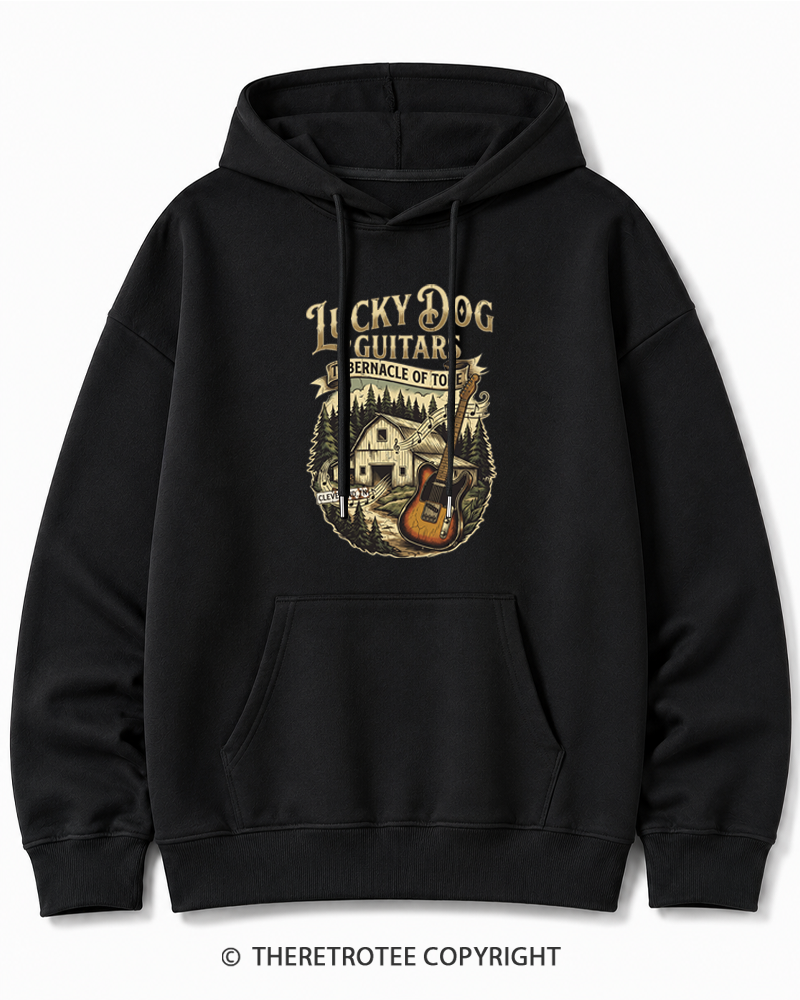 TheRetroTee Classic Guitars Cotton Hoodie