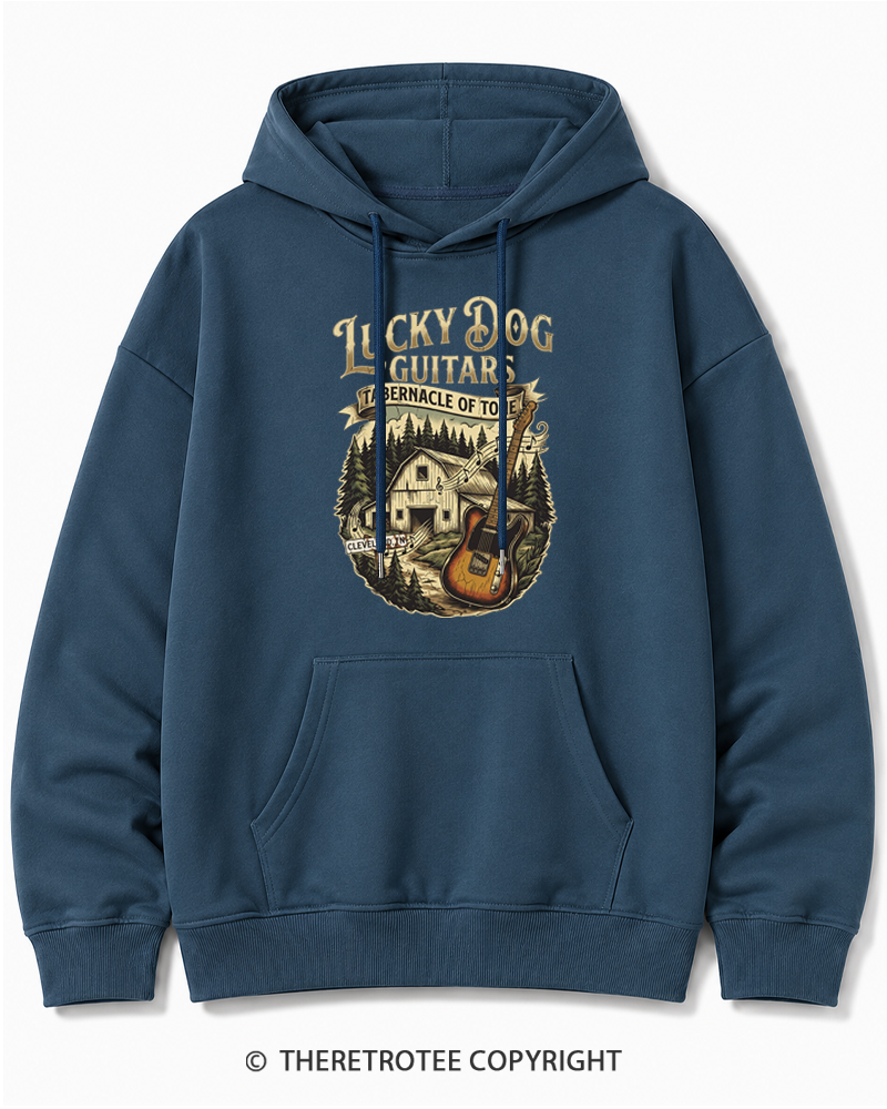 TheRetroTee Classic Guitars Cotton Hoodie