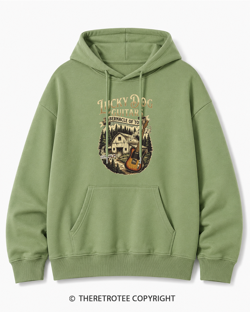 TheRetroTee Classic Guitars Cotton Hoodie