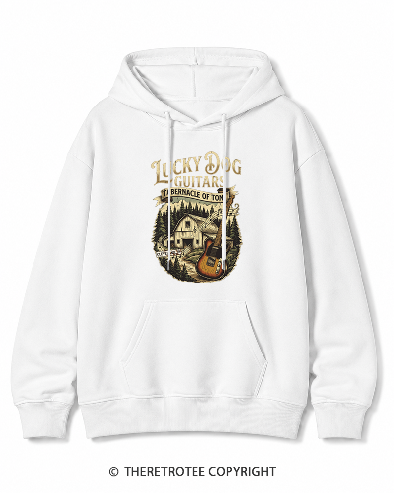 TheRetroTee Classic Guitars Cotton Hoodie