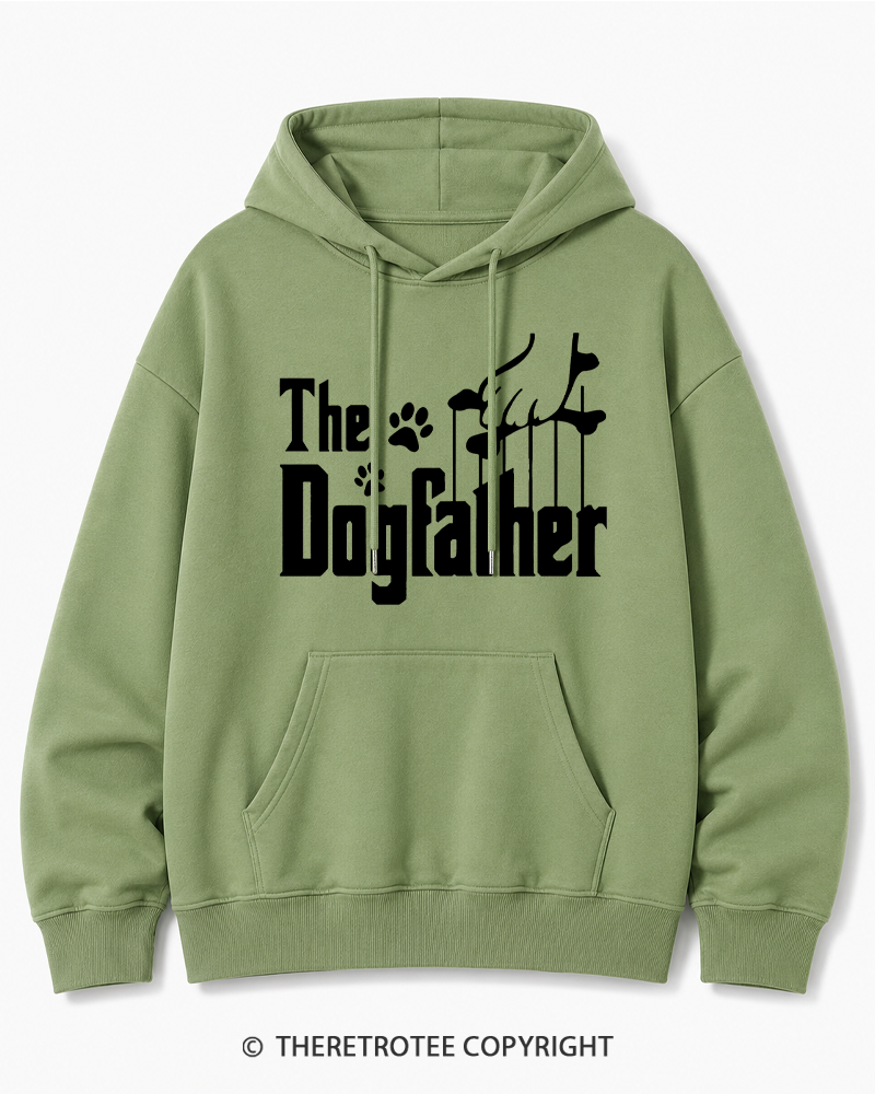 TheRetroTee The Dogfather 1990s Cotton Hoodie