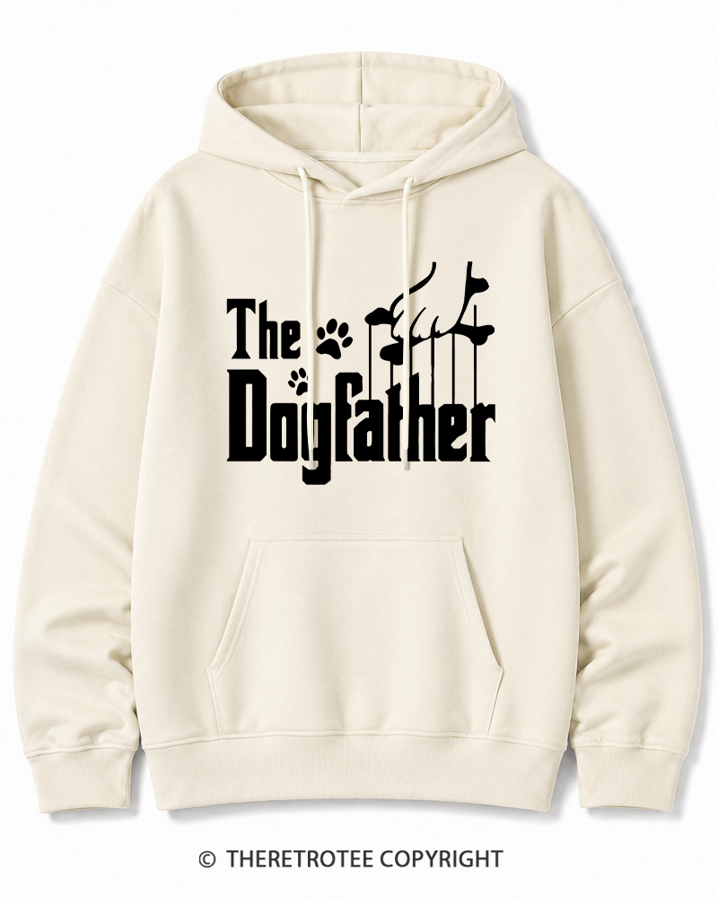 TheRetroTee The Dogfather 1990s Cotton Hoodie