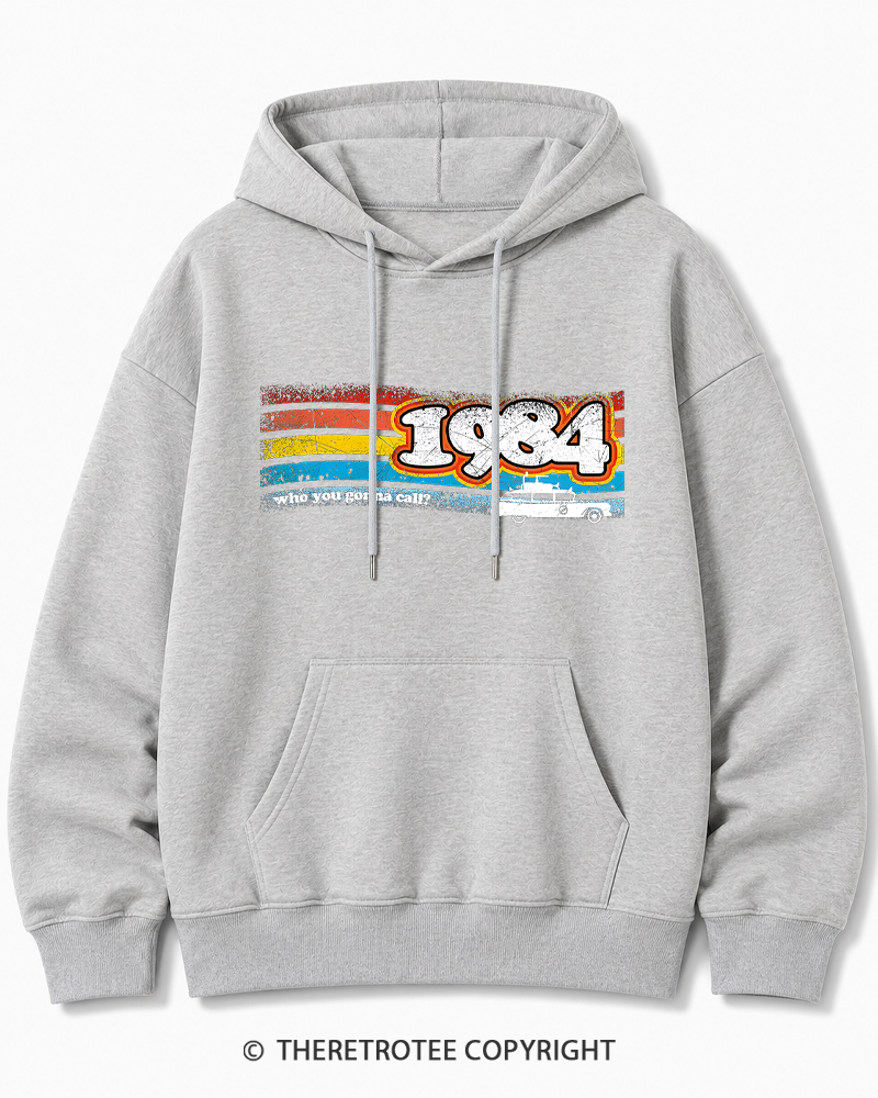 TheRetroTee 1984 Buster 1980s Cotton Hoodie