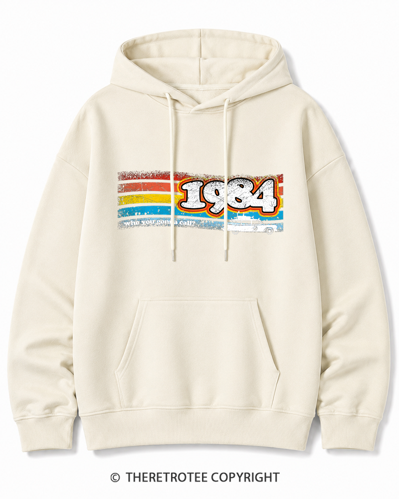 TheRetroTee 1984 Buster 1980s Cotton Hoodie