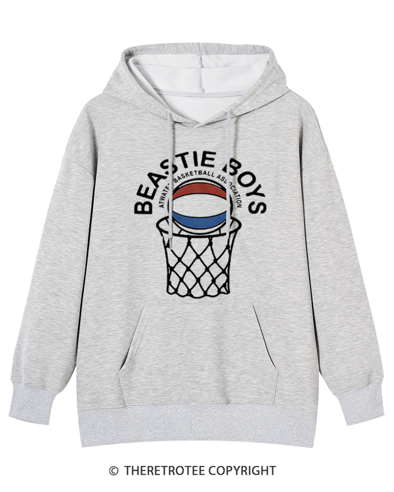 TheRetroTee Atwater Basketball Association Beastie Boys 1980s Hoodie