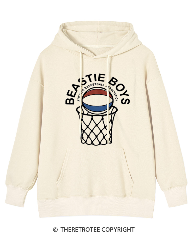 TheRetroTee Atwater Basketball Association Beastie Boys 1980s Hoodie