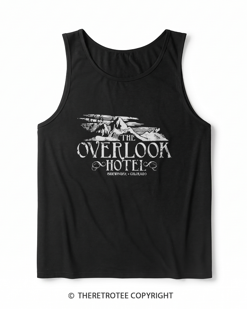 TheRetroTee The Overlook Hotel 1980s Heather Tank Top