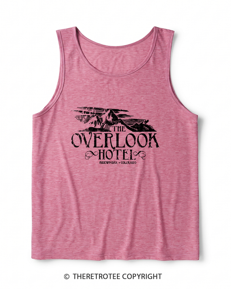 TheRetroTee The Overlook Hotel 1980s Heather Tank Top