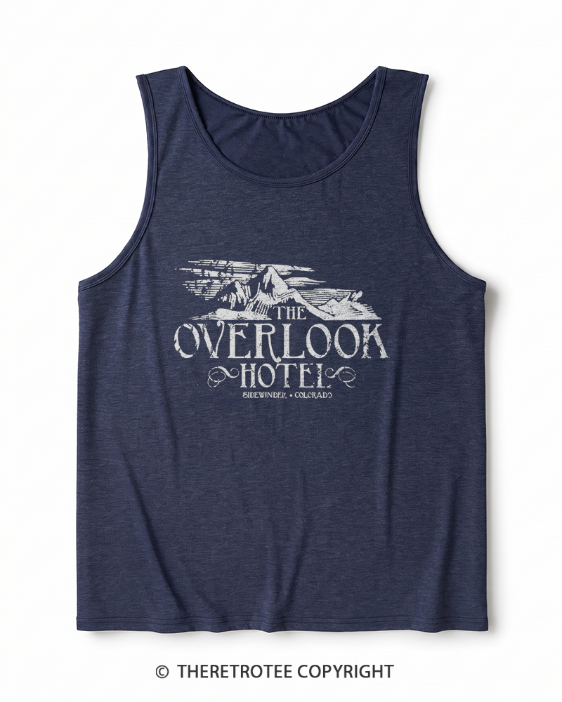 TheRetroTee The Overlook Hotel 1980s Heather Tank Top