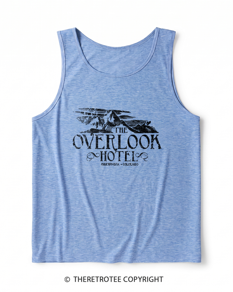 TheRetroTee The Overlook Hotel 1980s Heather Tank Top