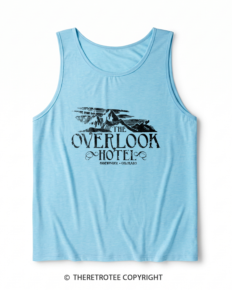 TheRetroTee The Overlook Hotel 1980s Heather Tank Top