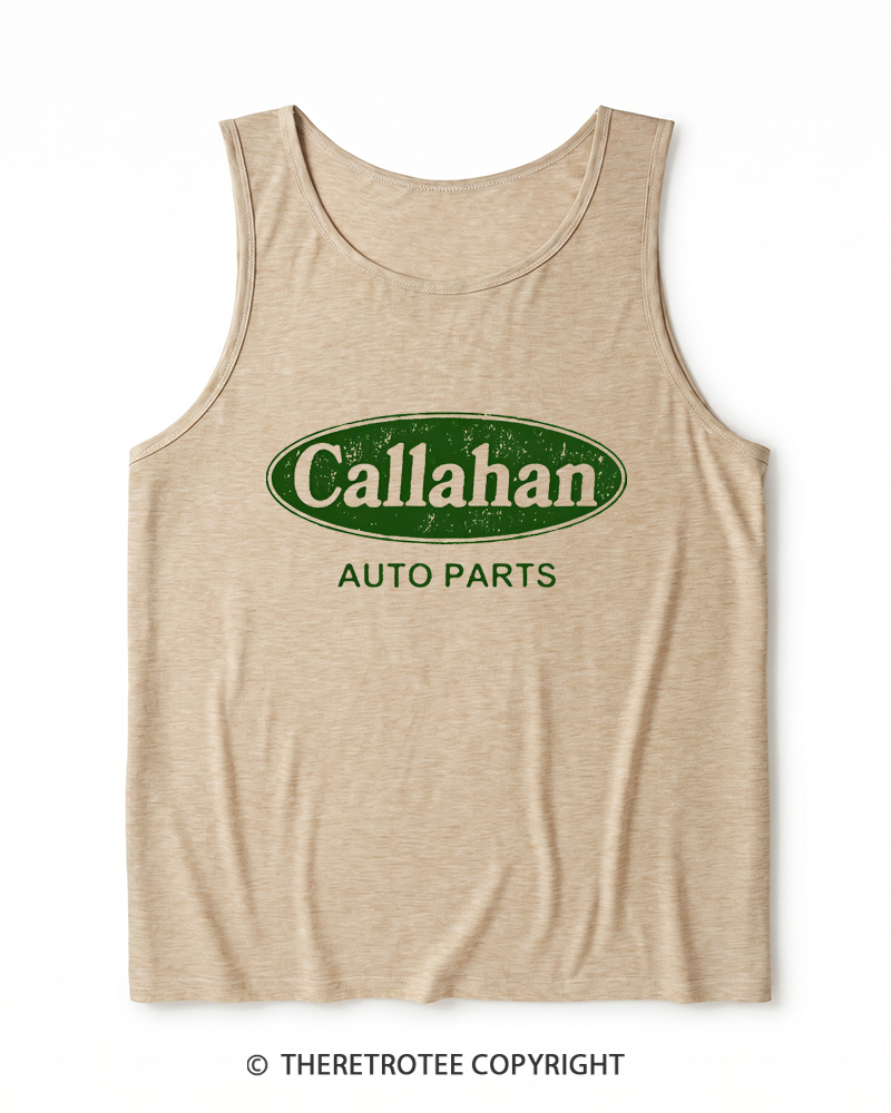 TheRetroTee Auto Parts 1990s Heather Tank Top