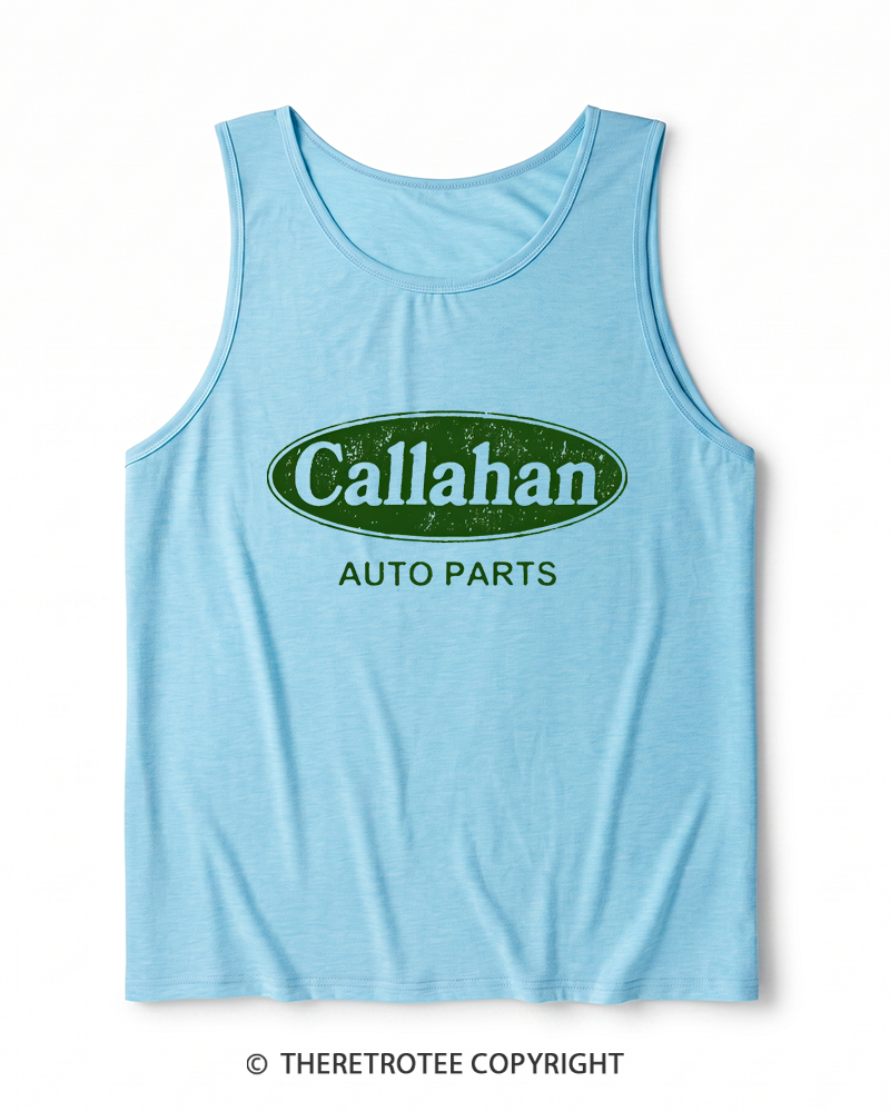 TheRetroTee Auto Parts 1990s Heather Tank Top