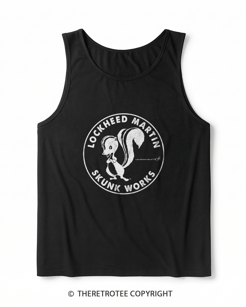 TheRetroTee Iron Skunk Industries 1940s Heather Tank Top