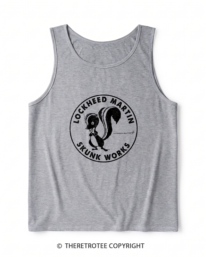TheRetroTee Iron Skunk Industries 1940s Heather Tank Top
