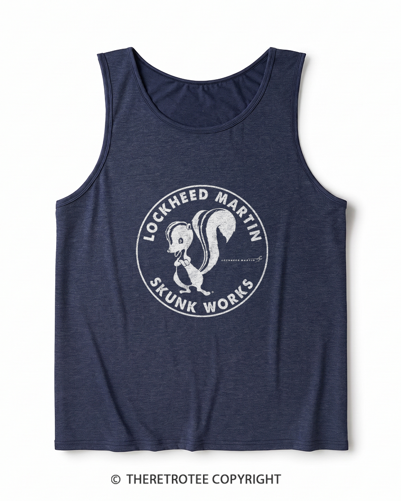 TheRetroTee Iron Skunk Industries 1940s Heather Tank Top