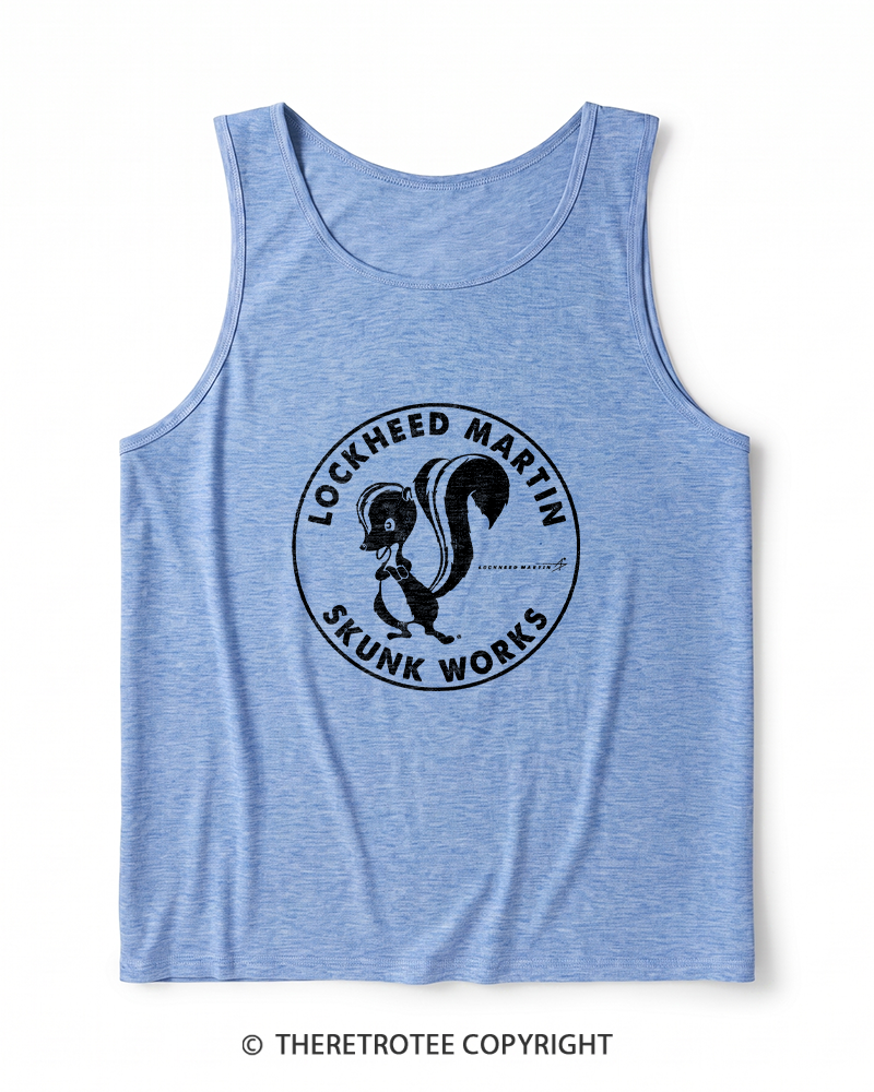 TheRetroTee Iron Skunk Industries 1940s Heather Tank Top