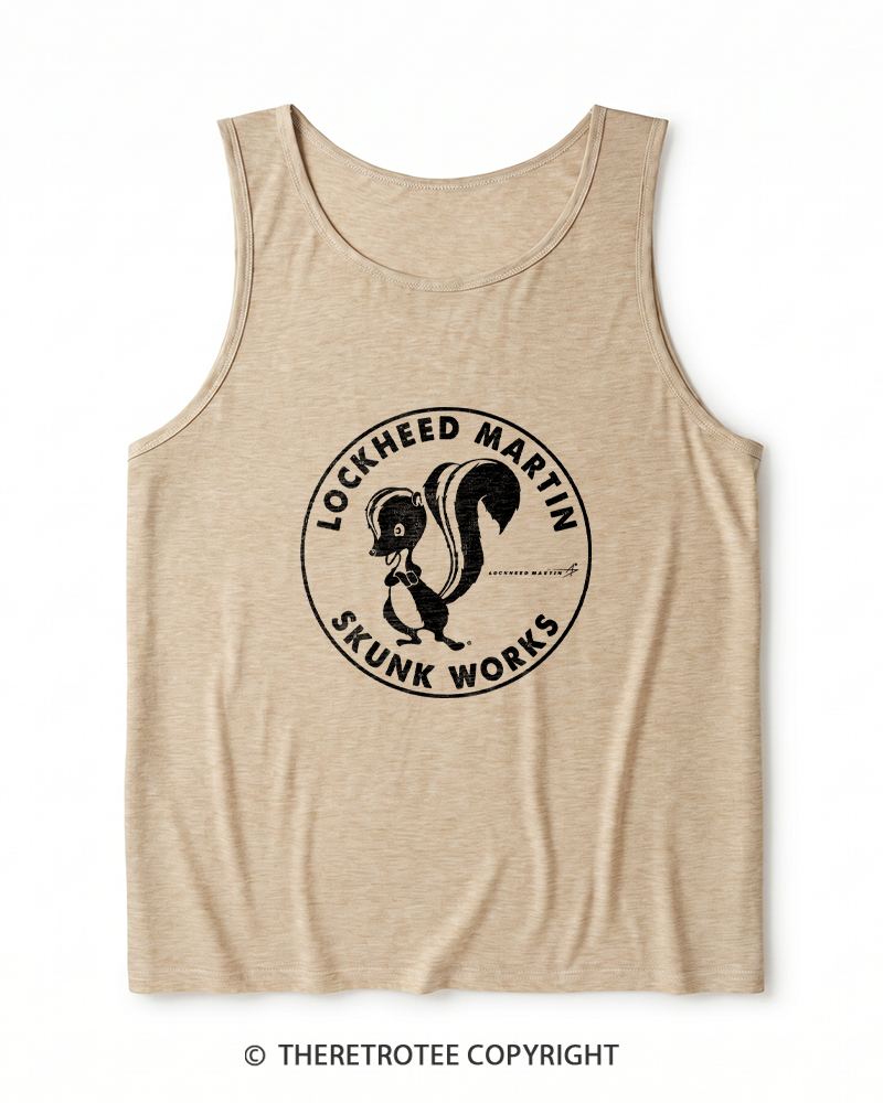 TheRetroTee Iron Skunk Industries 1940s Heather Tank Top