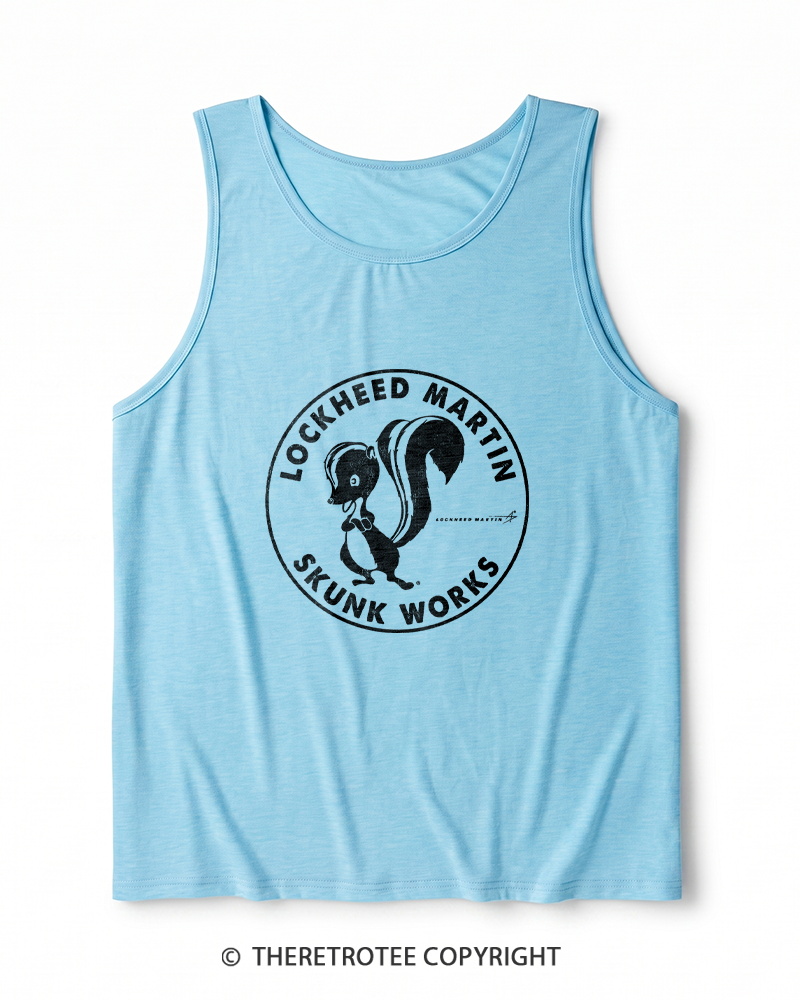 TheRetroTee Iron Skunk Industries 1940s Heather Tank Top