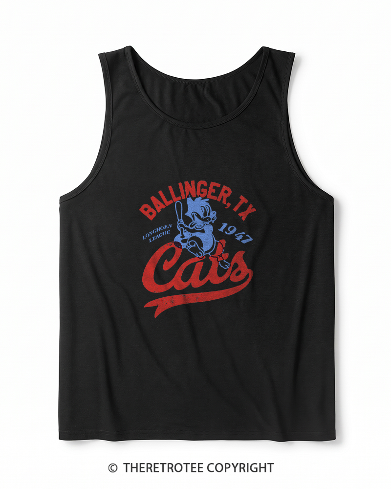 TheRetroTee Ballinger Cats 1947 Heather Tank Top