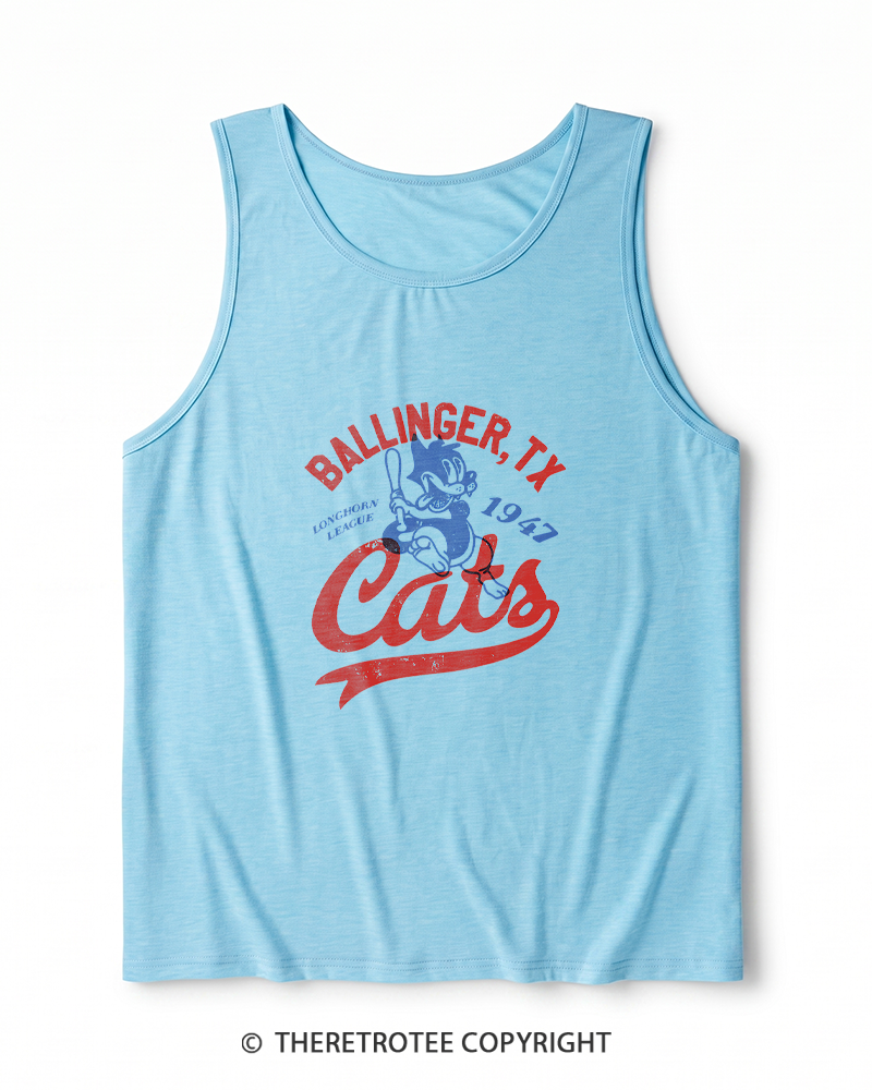 TheRetroTee Ballinger Cats 1947 Heather Tank Top