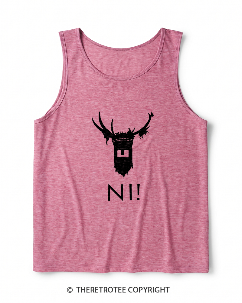 TheRetroTee Ni! 1970s Heather Tank Top