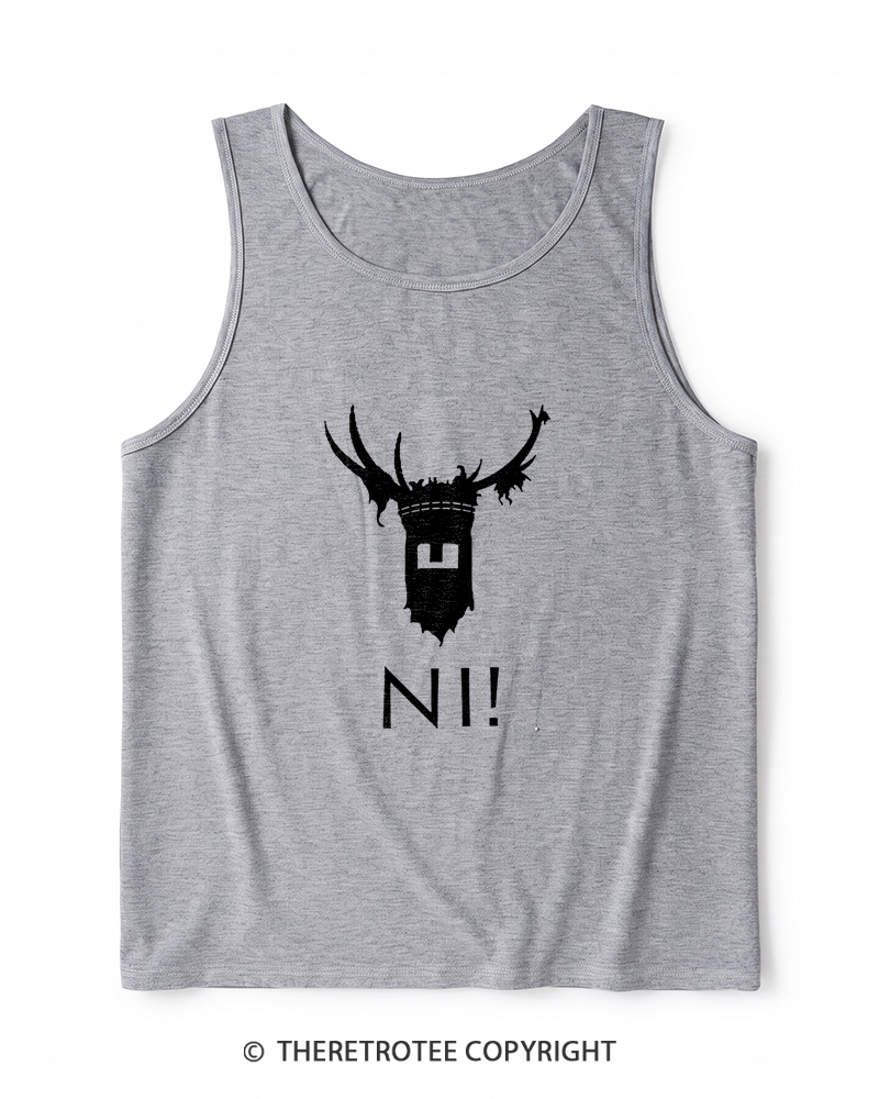 TheRetroTee Ni! 1970s Heather Tank Top