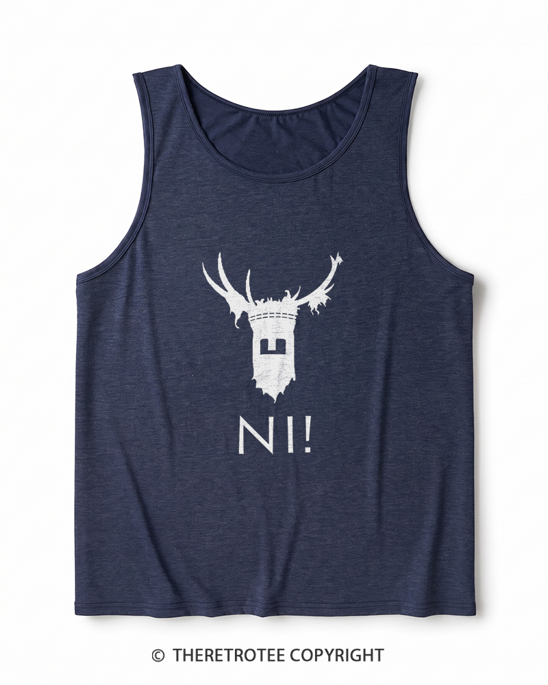 TheRetroTee Ni! 1970s Heather Tank Top