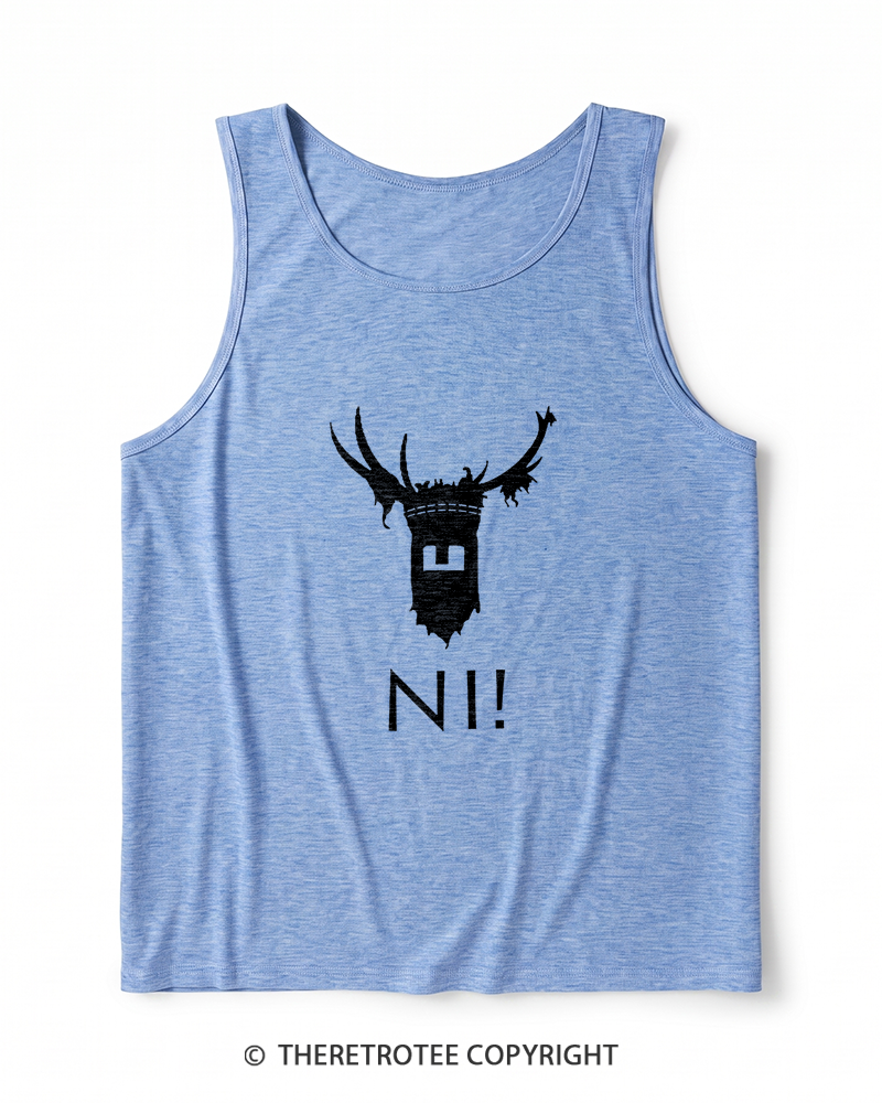 TheRetroTee Ni! 1970s Heather Tank Top
