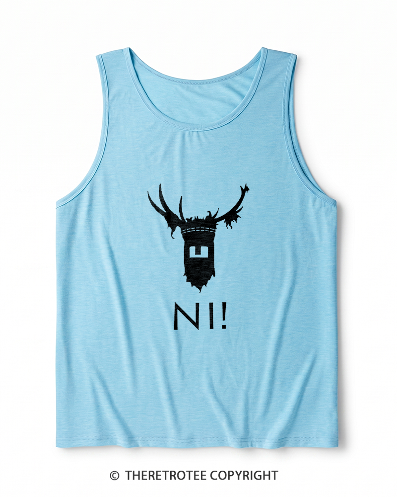 TheRetroTee Ni! 1970s Heather Tank Top