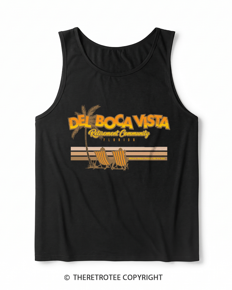 TheRetroTee Del Boca Vista Heather Tank Top