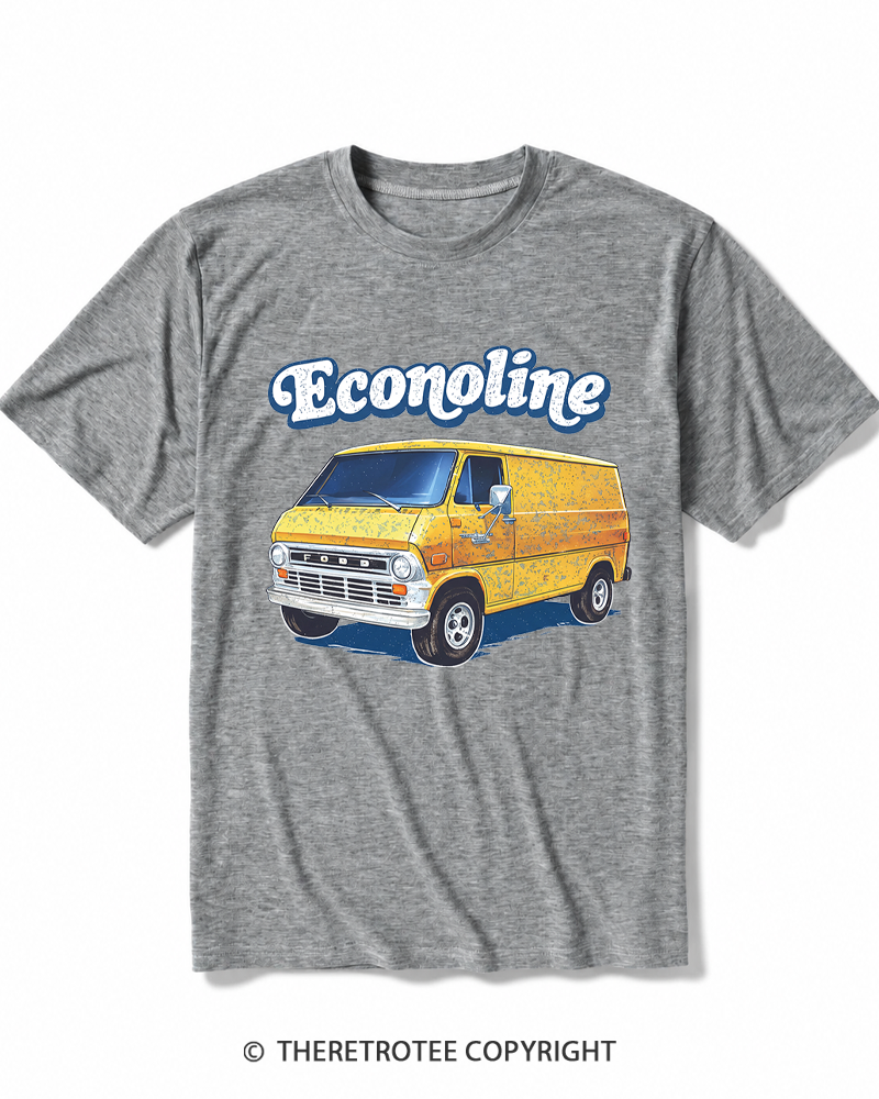 TheRetroTee 1970s Econoline Van Heather T-Shirt