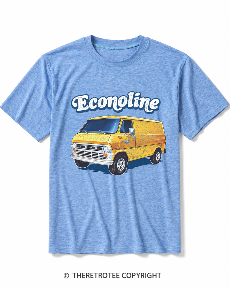 TheRetroTee 1970s Econoline Van Heather T-Shirt