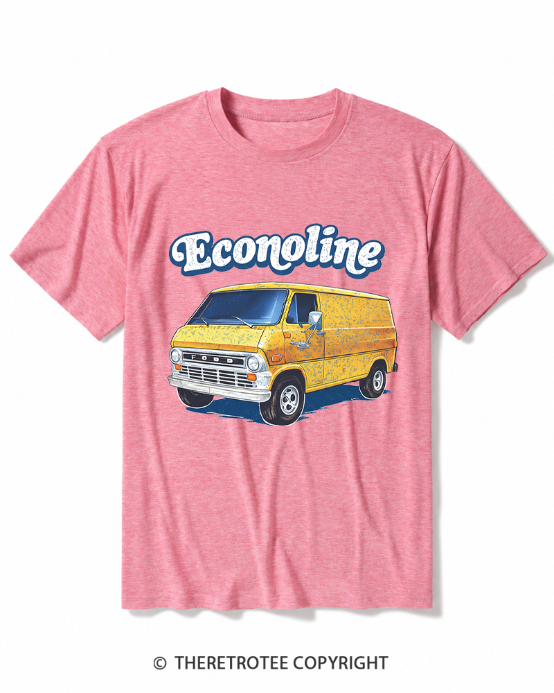 TheRetroTee 1970s Econoline Van Heather T-Shirt