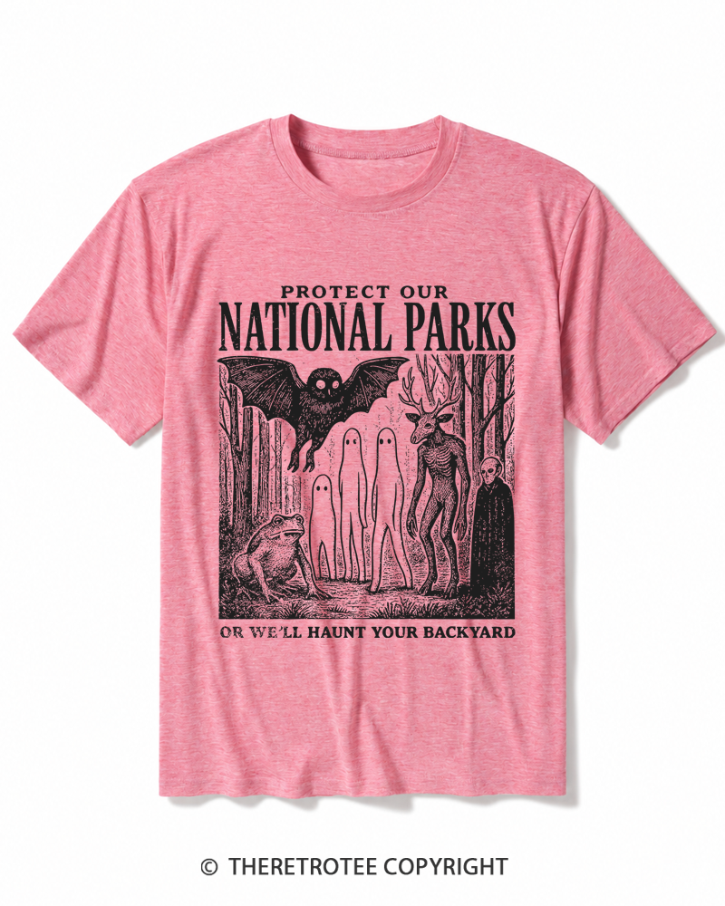 TheRetroTee Mothman 1970s Heather T-Shirt