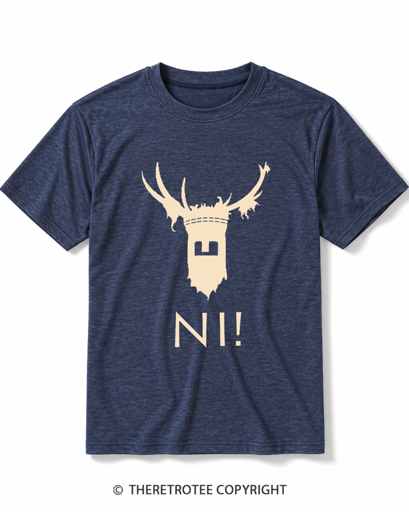TheRetroTee Ni! 1970s Heather T-Shirt