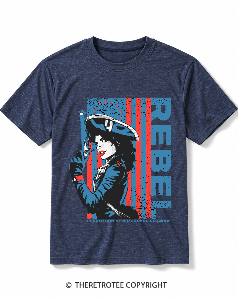 TheRetroTee Rebel Heather T-Shirt