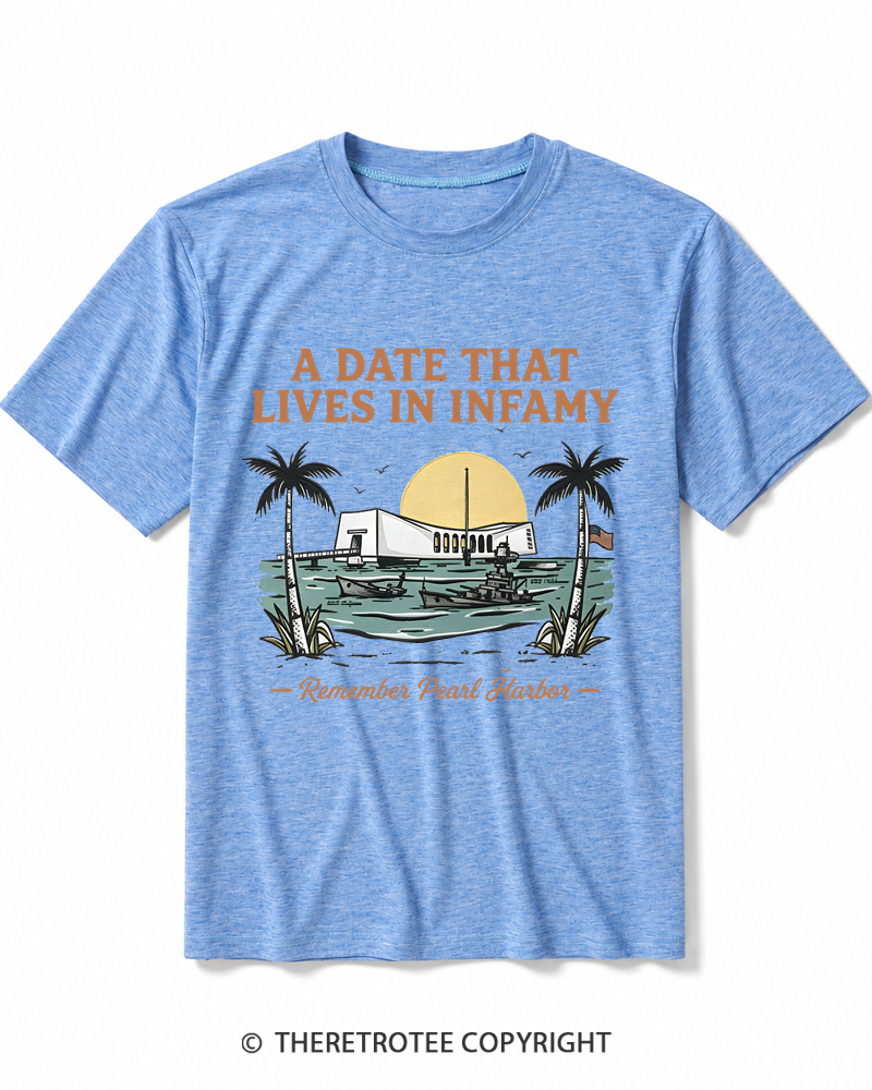 TheRetroTee A Date That Lives in Infamy 1941 Heather T-Shirt