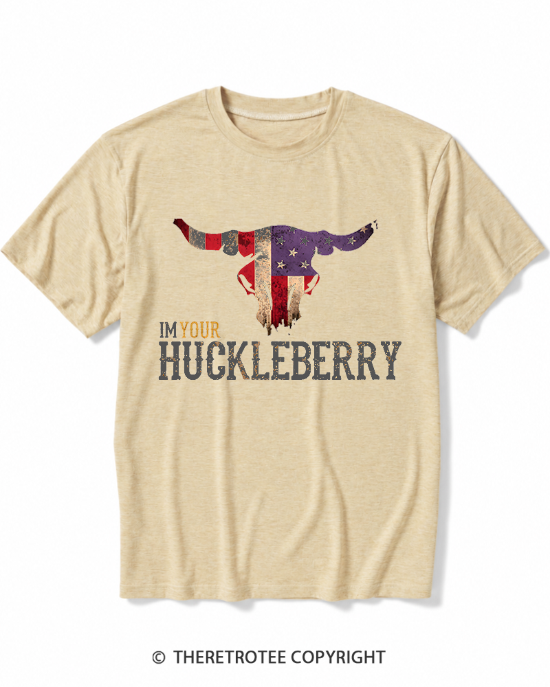 TheRetroTee I'm Your Huckleberry 1993 Heather T-Shirt