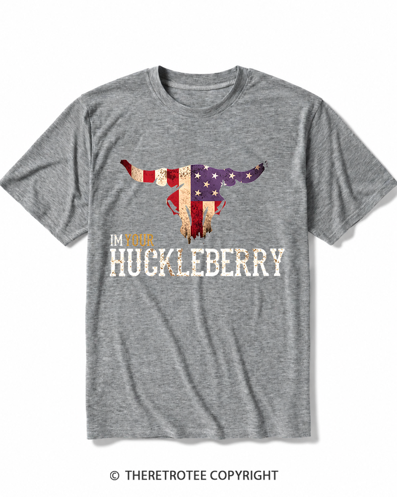 TheRetroTee I'm Your Huckleberry 1993 Heather T-Shirt