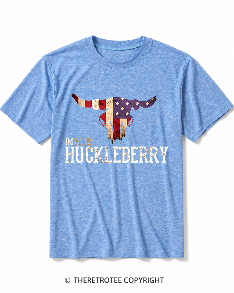 TheRetroTee I'm Your Huckleberry 1993 Heather T-Shirt