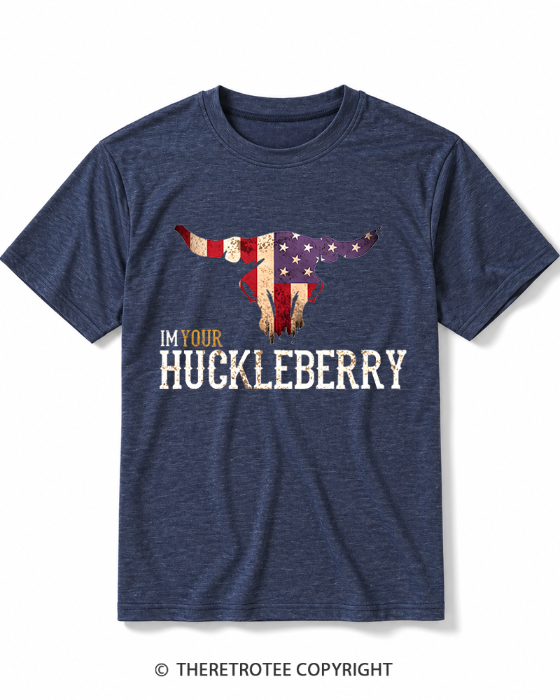 TheRetroTee I'm Your Huckleberry 1993 Heather T-Shirt
