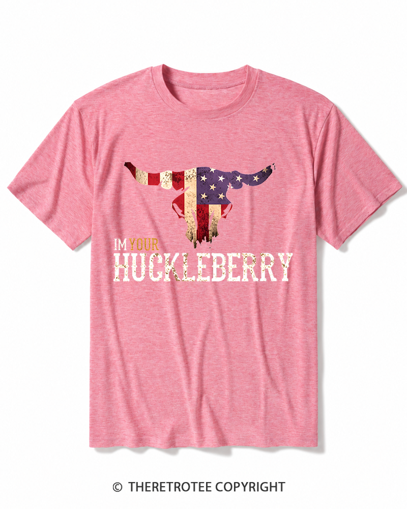 TheRetroTee I'm Your Huckleberry 1993 Heather T-Shirt