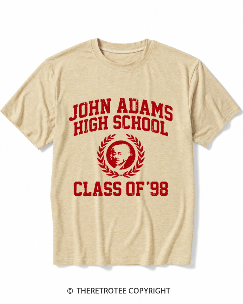 TheRetroTee John Adams High School Class of 98 Heather T-Shirt