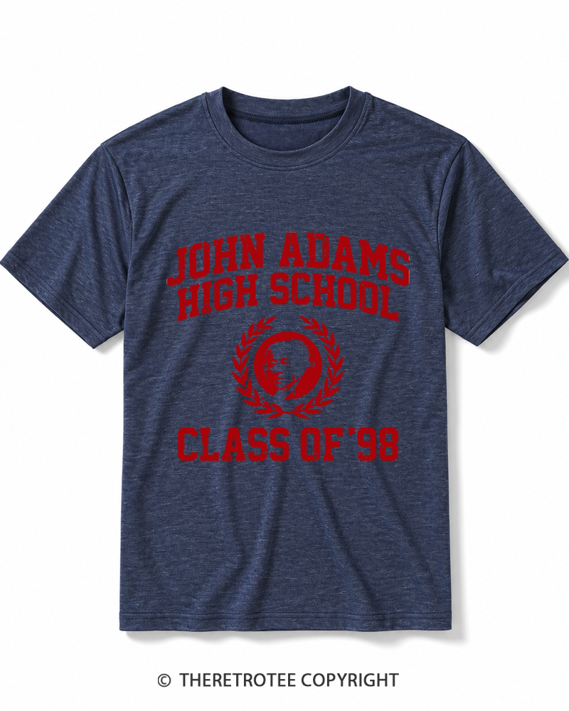 TheRetroTee John Adams High School Class of 98 Heather T-Shirt