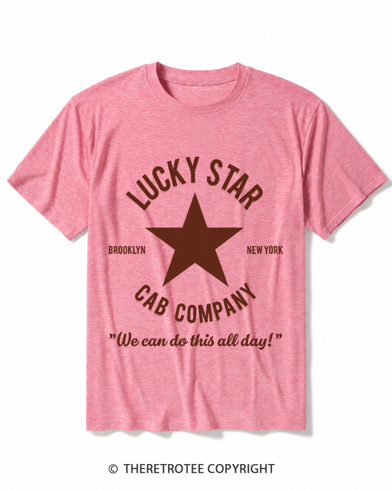 TheRetroTee Lucky Star Cab Company Heather T-Shirt