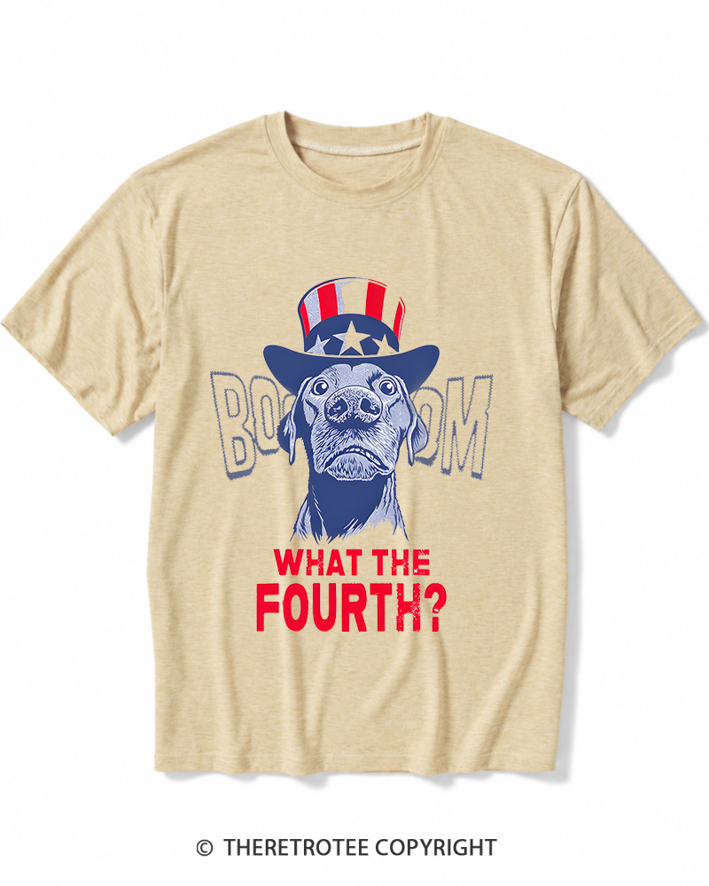 TheRetroTee What the Fourth Heather T-Shirt