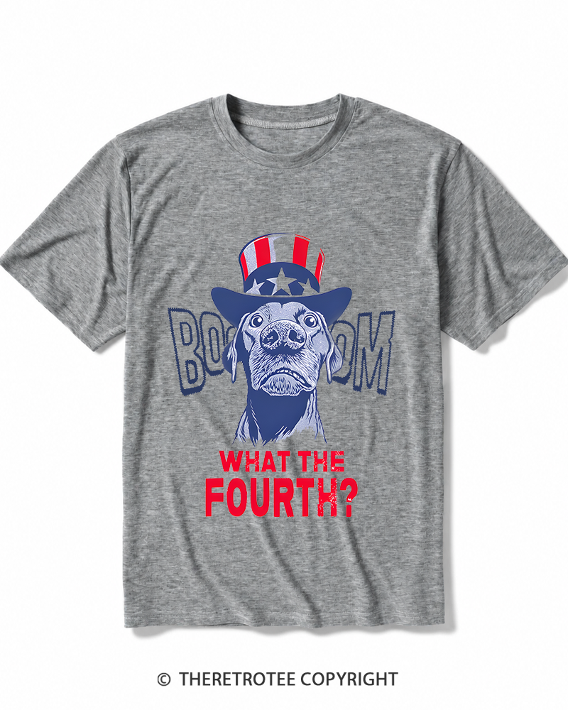 TheRetroTee What the Fourth Heather T-Shirt