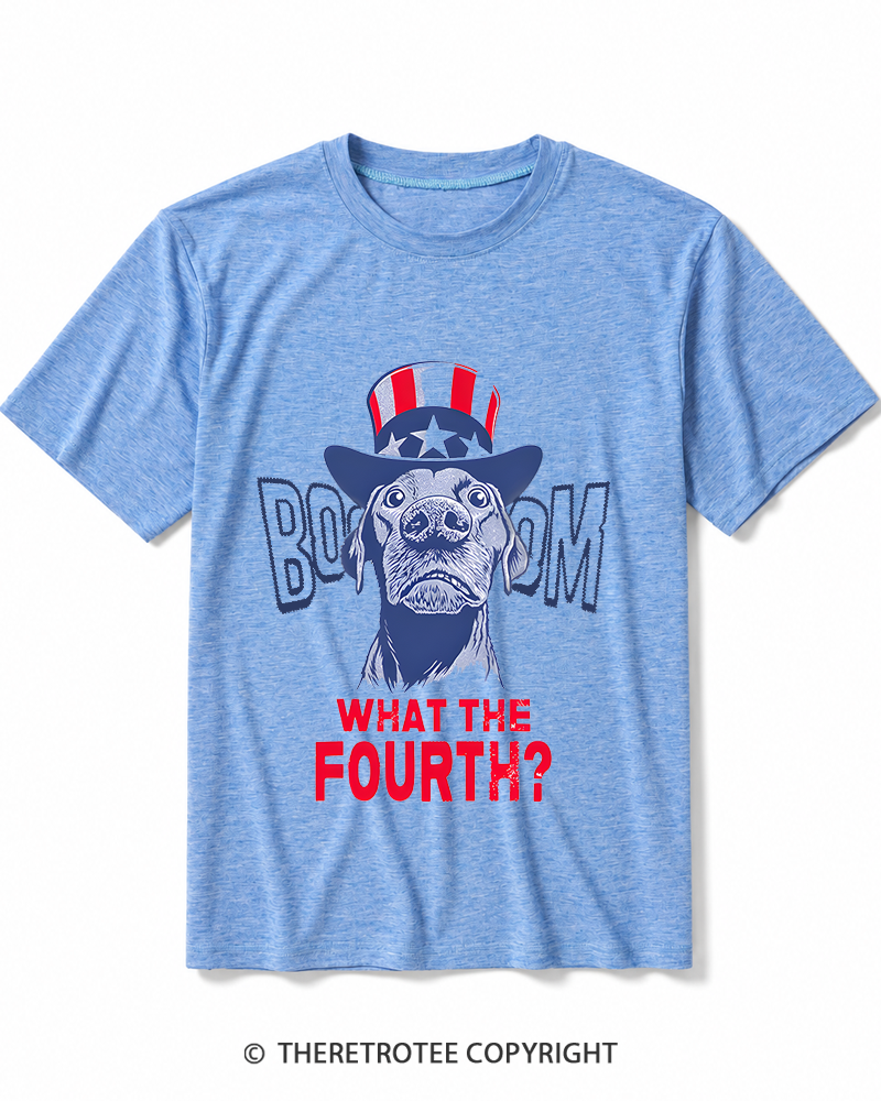 TheRetroTee What the Fourth Heather T-Shirt