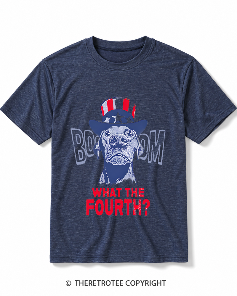 TheRetroTee What the Fourth Heather T-Shirt